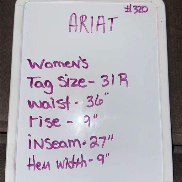 Ariat Real Denim 31R Low Rise Bootcut Jeans Marine 27x36 - Picture 9 of 9